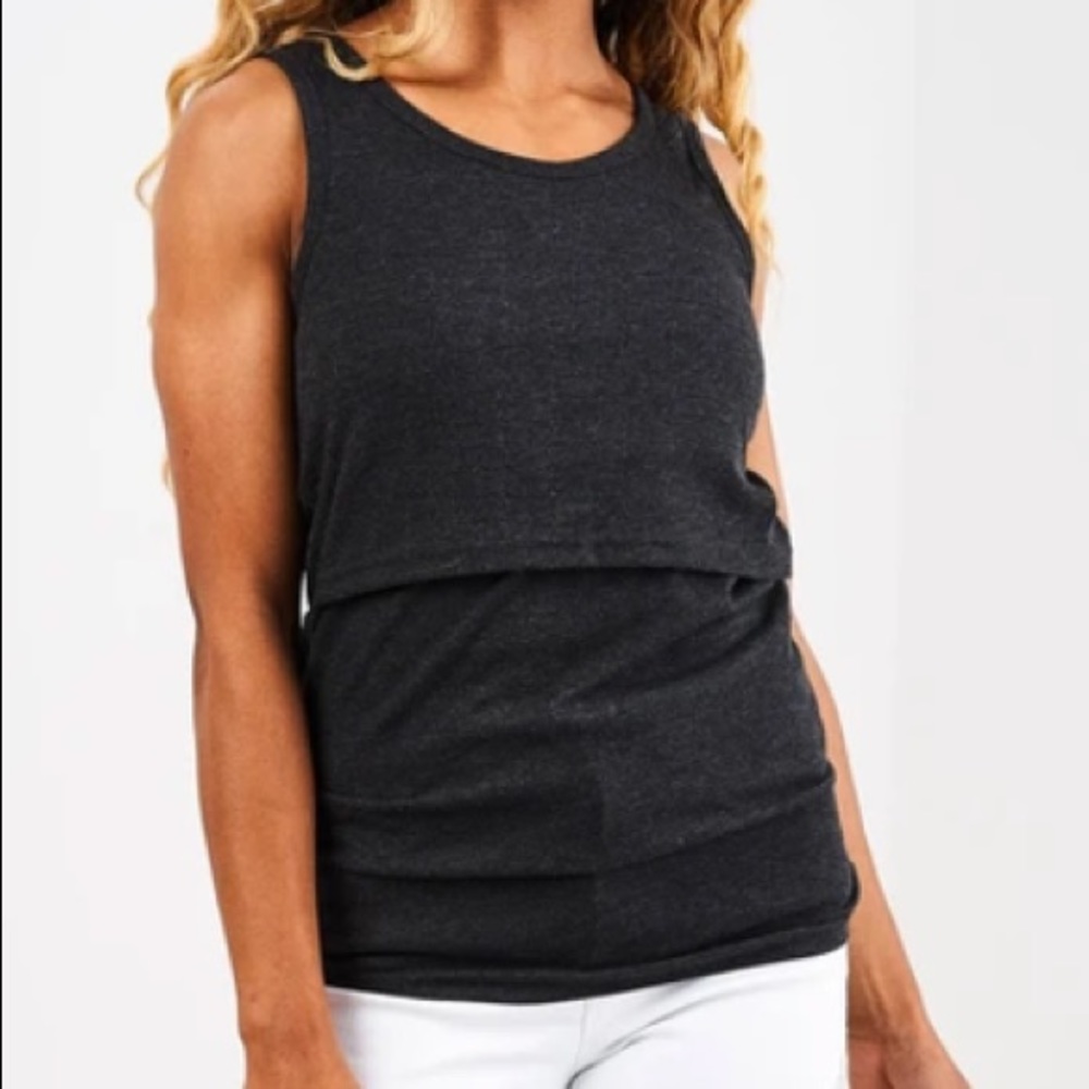 Latched Mama Ribbed Nursing Tank